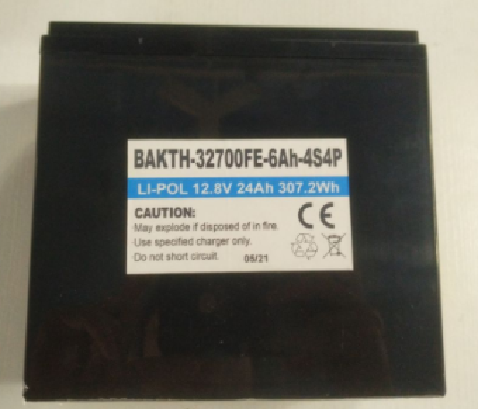 Customized factory made BAKTH-32700FE-6Ah-4S4P 12.8V 24Ah LiFePO4 Battery Pack Rechargeable Battery Pack 