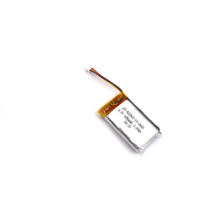 BAKTH-922543P-1S-3M30 3.7V 1050mAh Lithium Polymer Battery Pack Rechargeable Battery Pack for Wearable Appliance