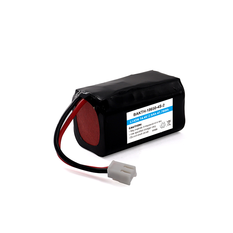 Rechargeable Li-ion Battery 14.4V 2.9Ah Battery Pack Lithium Customized