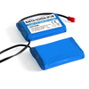 Aluminum shell lithium ion battery 103450A 1S2P 3.7V 3600mAh Rechargeable Customized
