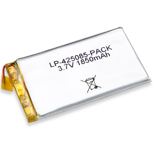 BAKTH-425085P-1S-2 Rechargeable Lithium Polymer Battery 3.7V 1850mAh Li-Pol Battery Pack