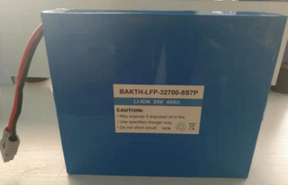 Customiced BAKTH-LFP-32700-8S7P 24V 40Ah Factory Price LFP Battery Pack Rechargeable Battery Pack 