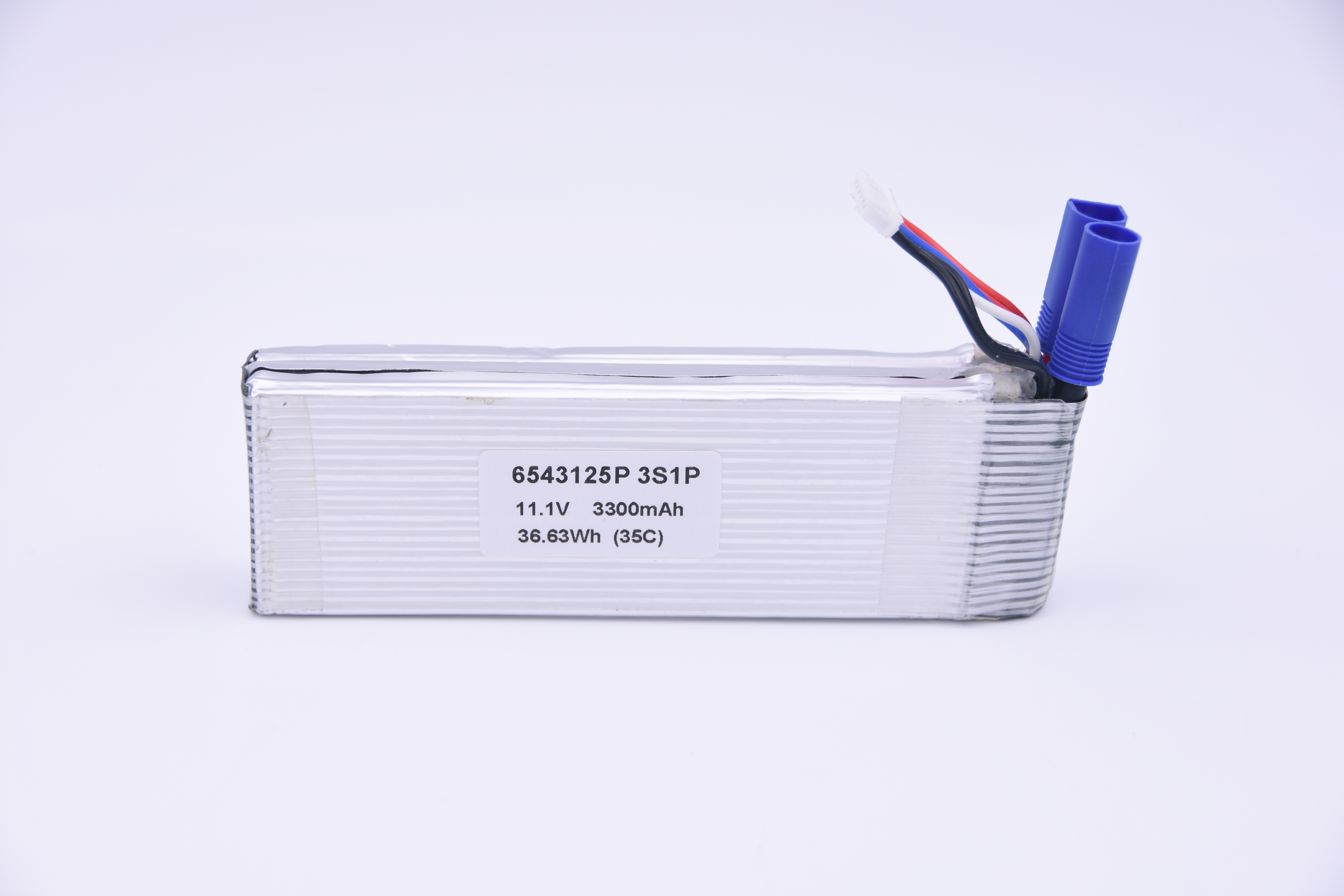 Hot Sale Customized 6543125P 3S1P 11.1V 3300mAh Lithium Polymer Battery Pack 
