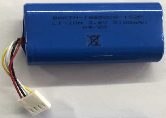 OEM BAKTH-18650CQ-1S2P 3.6V 5100mAh Factory Price Lithium ion Battery Pack Rechargeable Battery Pack for electric bicycle