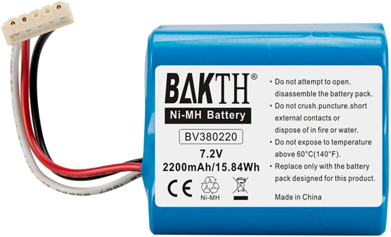 Ni-Mh 7.2V 2200mAh Battery Replacement for Electronic Appliance