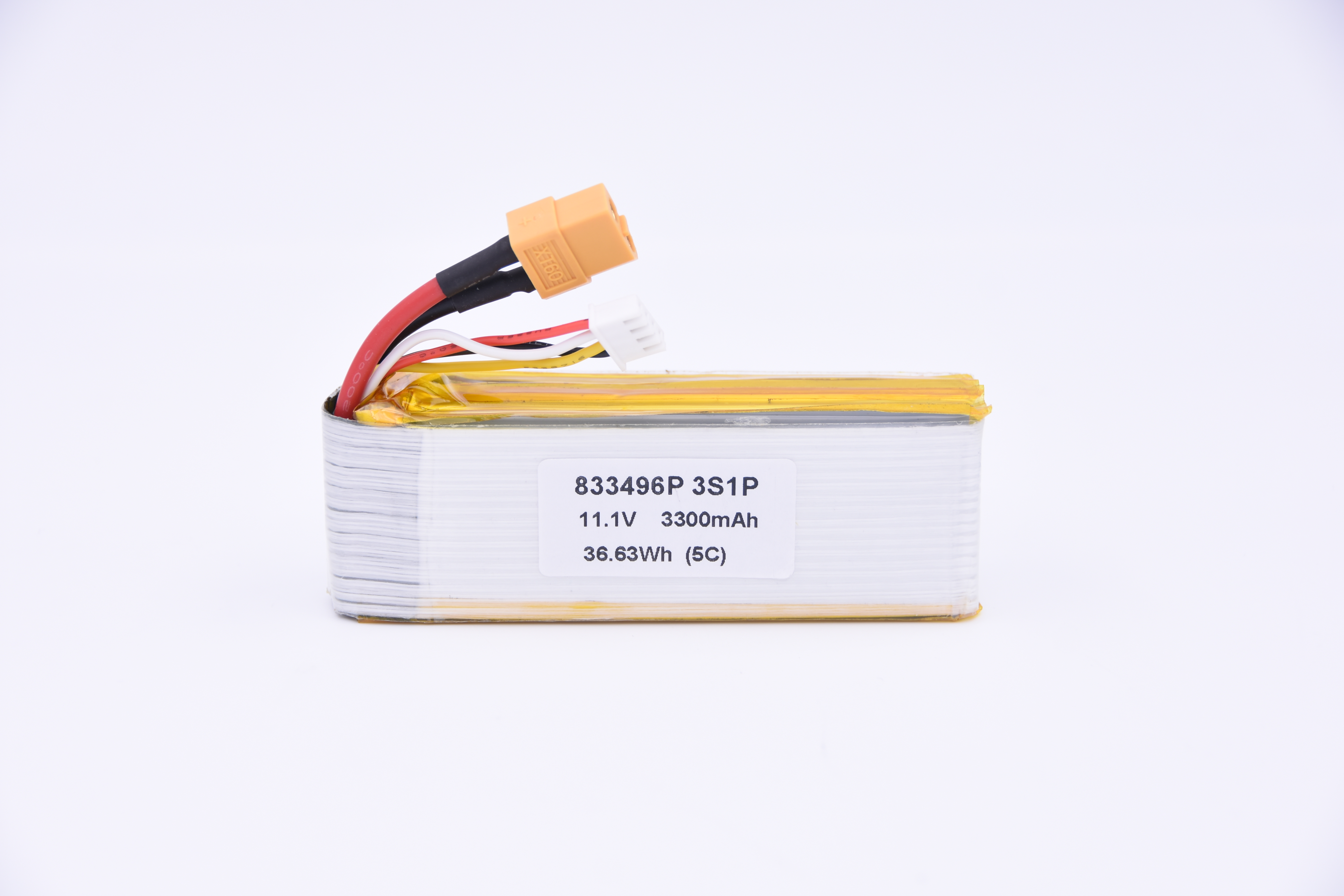Factory Customized 833496P 3S 11.1V 3300mAh Lithium Polymer Battery Pack 