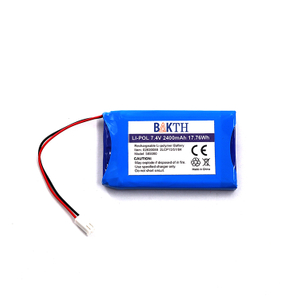 BAKTH-585080P-2S-2M 7.4V 2400mAh Lithium Polymer Battery Pack Rechargeable Battery Replacement Pack