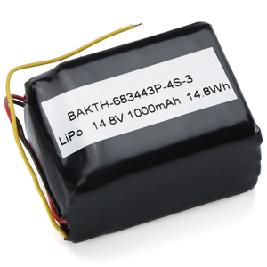 BAKTH-683443P-4S-3 Rechargeable Long Life Lithium Polymer Battery 14.8V 1000mAh 