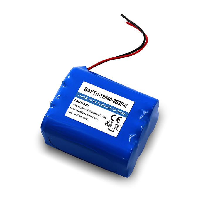 BAKTH-18650-3S2P-2 10.8V 5200mAh Rechargeable Lithium ion Battery Pack Battery Pack for Electric Power Tool