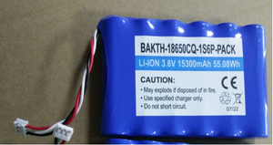 BAKTH-18650CQ-1S6P-PACK 3.6V 15300mAh Factory Price Lithium ion Battery Pack Rechargeable Battery Pack 