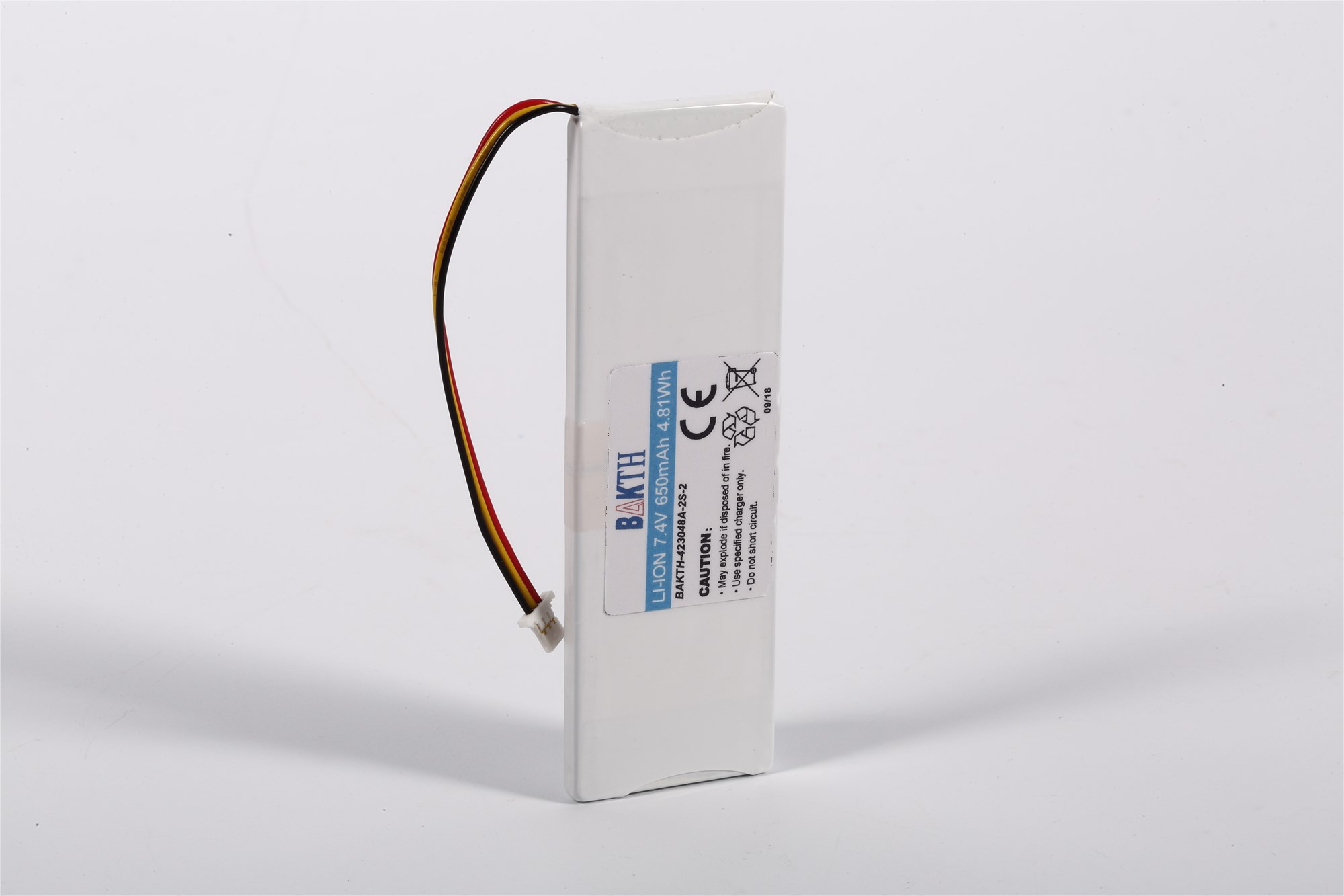 BAKTH-423048-2S-2 7.4V 650mAh Lithium Ion Battery Pack for Electric Appliance 