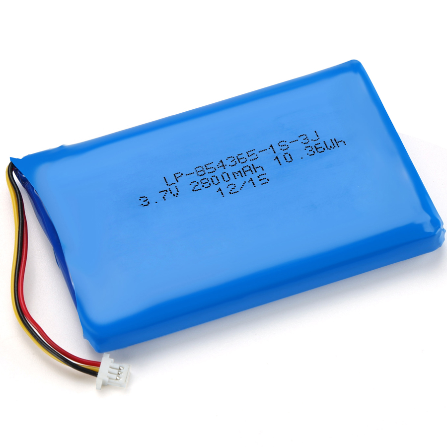BAKTH-854365P-1S-3J Lithium Polymer 3.7V 2800mAh Rechargeable Battery A Grade