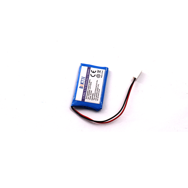 Li Polymer batteries 3.7V 800mAh Rechargeable Lithium Polymer Battery with Wires