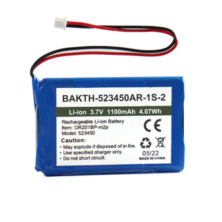 BAKTH Lithium Ion Battery Pack 1100mAh 523450 Battery