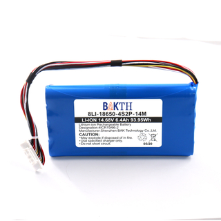 Factory cylindrical 18650 battery cells 4s5p li-ion 14.68V 6400mah Rechargeable battery Pack